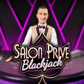 Blackjack Salon Privé slot logo by Ezugi at Vulkan Vegas Casino